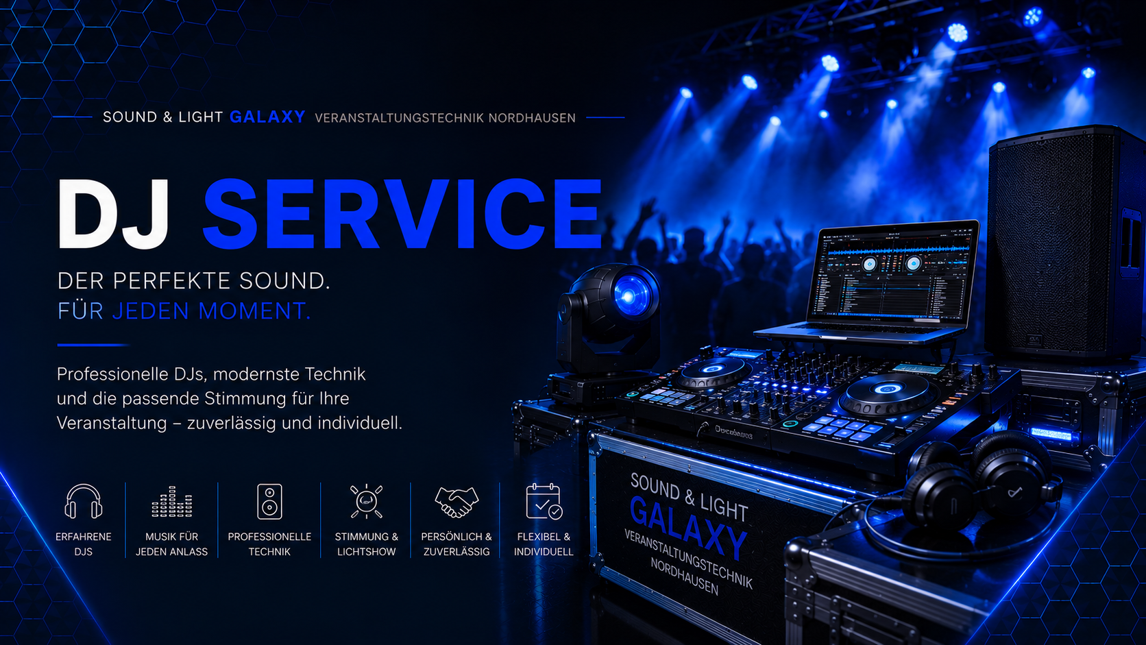 Grafik für Seite_DJ Service_Sound & Light Galaxy Headerbild_Seite DJ Service